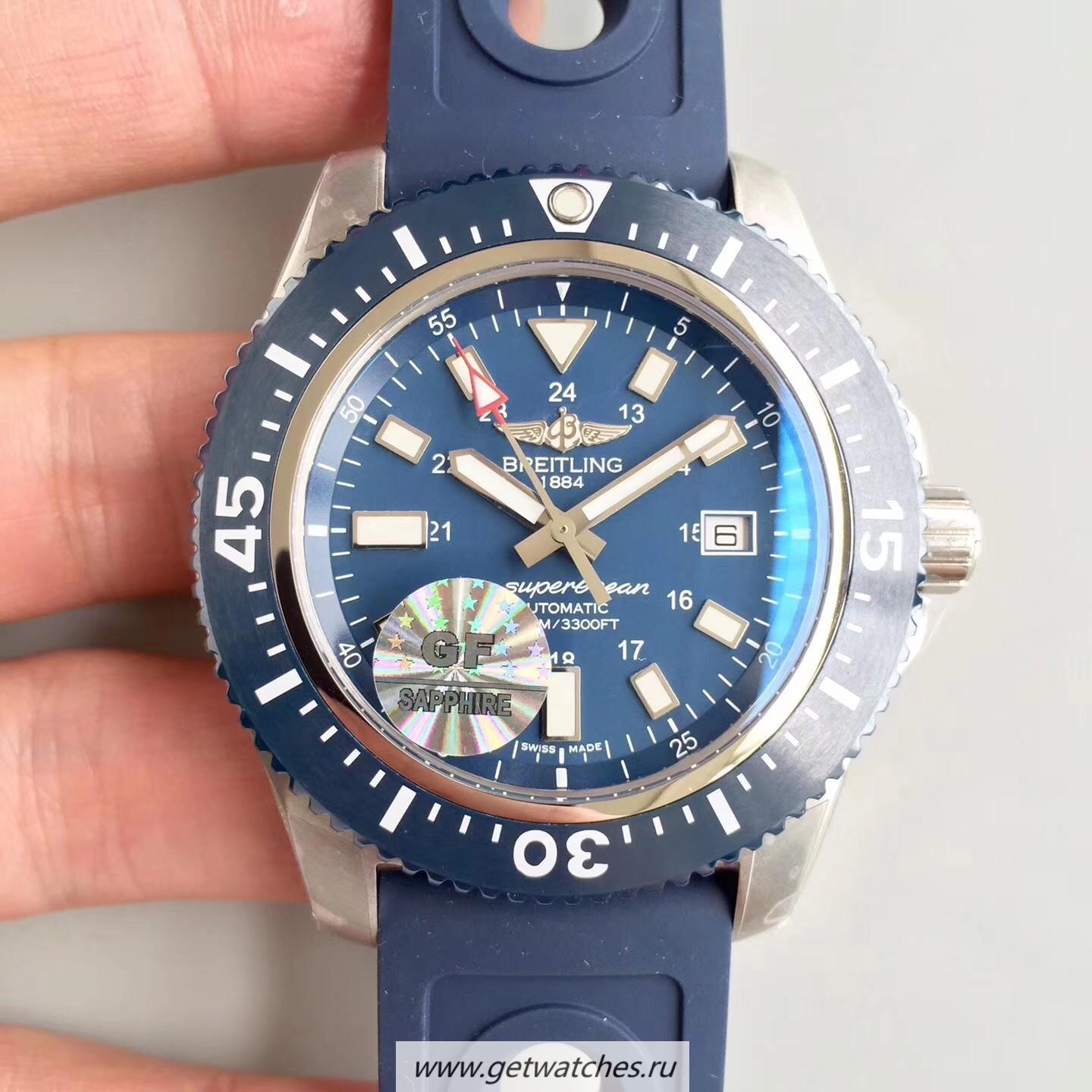 Best Price Breitling S*perocean II 44mm A17392D8/C910/228S/A20SS.1 GF SS Blue Dial 2824