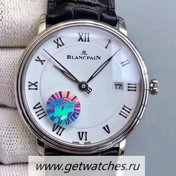 Best Price Blancpain Villeret Ultraplate 6651-1127-55B ZF SS White Dial 1151