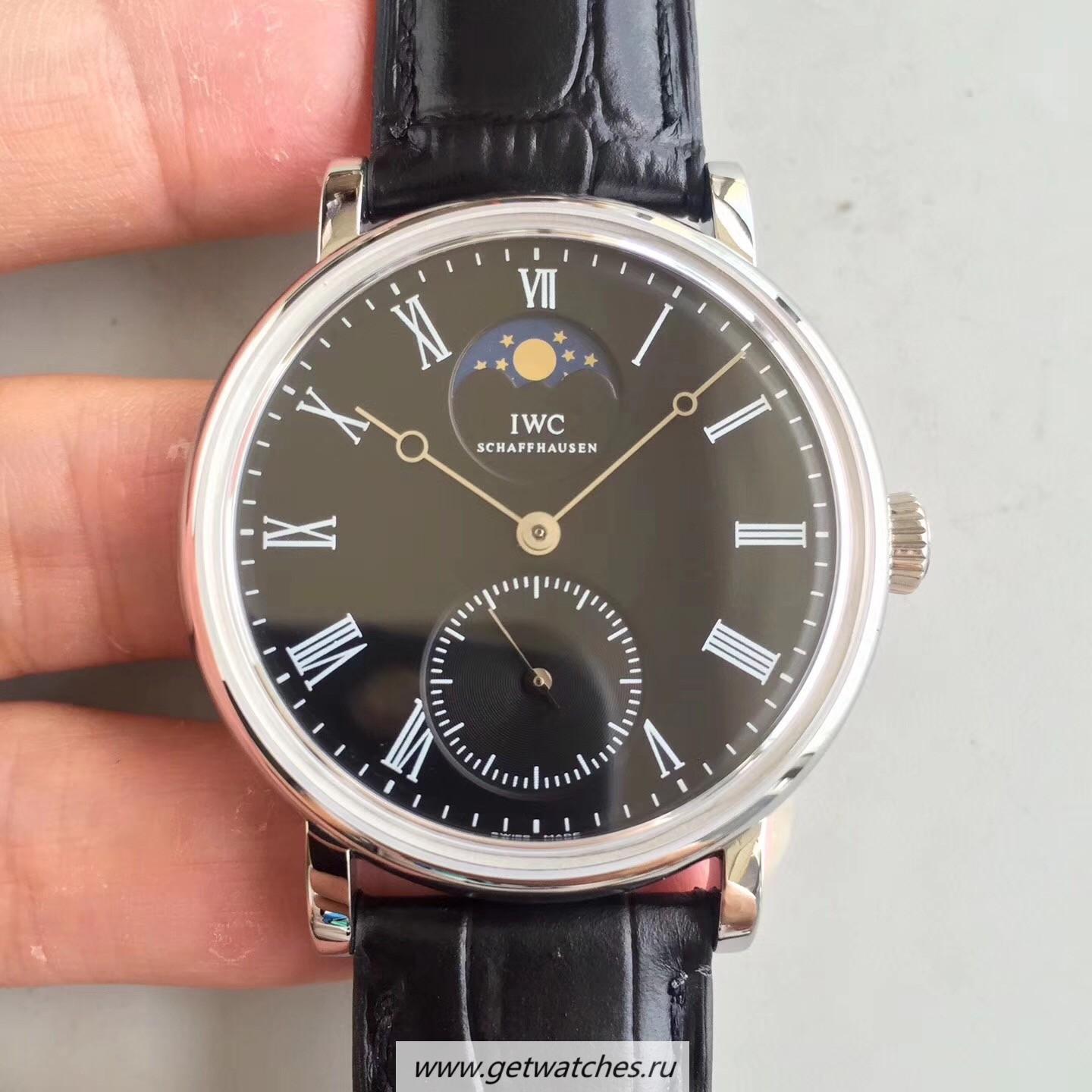 Replica IWC Vintage Portofino IW544801 VF SS Black Dial 98800