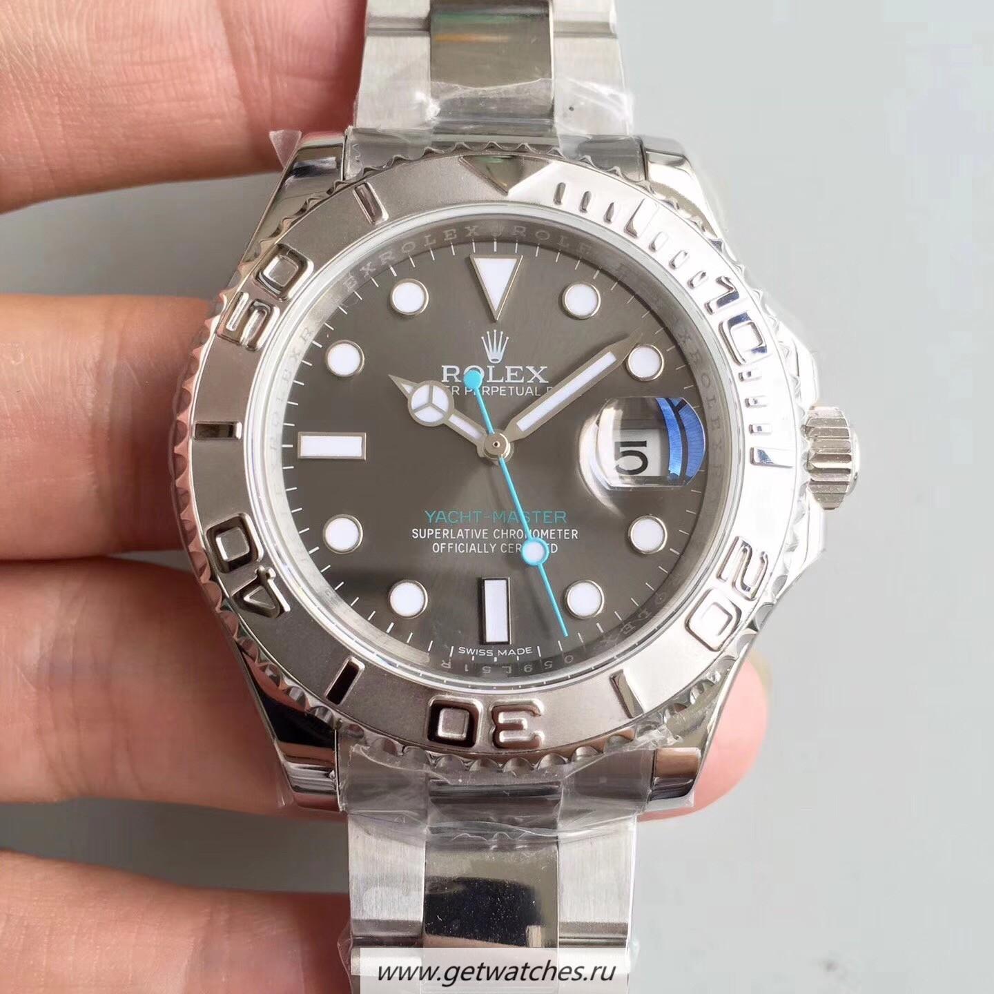 Replica R01ex Yacht-Master 40 116622 JF SS Anthracite Dial 2836
