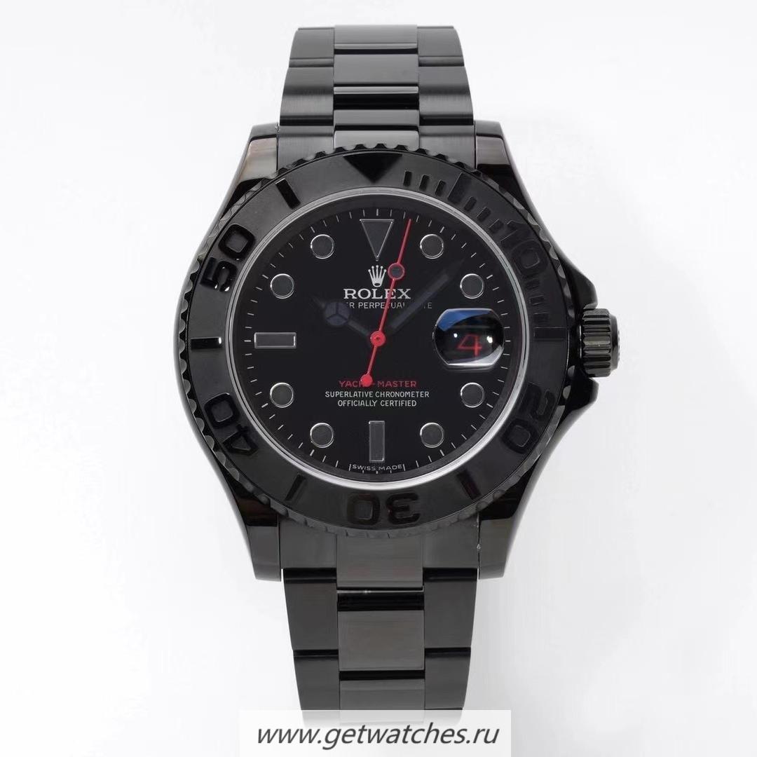 High Quality R01ex Yacht-Master 40 116622 Red Line VRF PVD Black Dial 3135