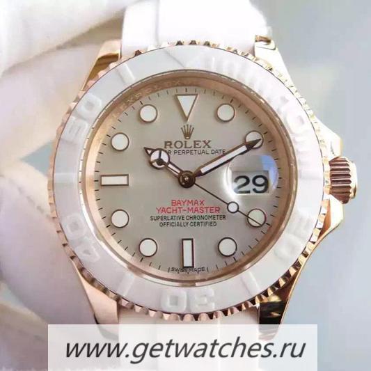 Copy R01ex Yacht-Master 40 116655 BPF Rose Gold Grey Dial 2836