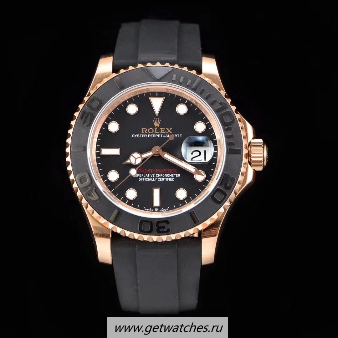Replica R01ex Yacht-Master 40 126655 2019 GMF Rose Gold Black Dial 3235