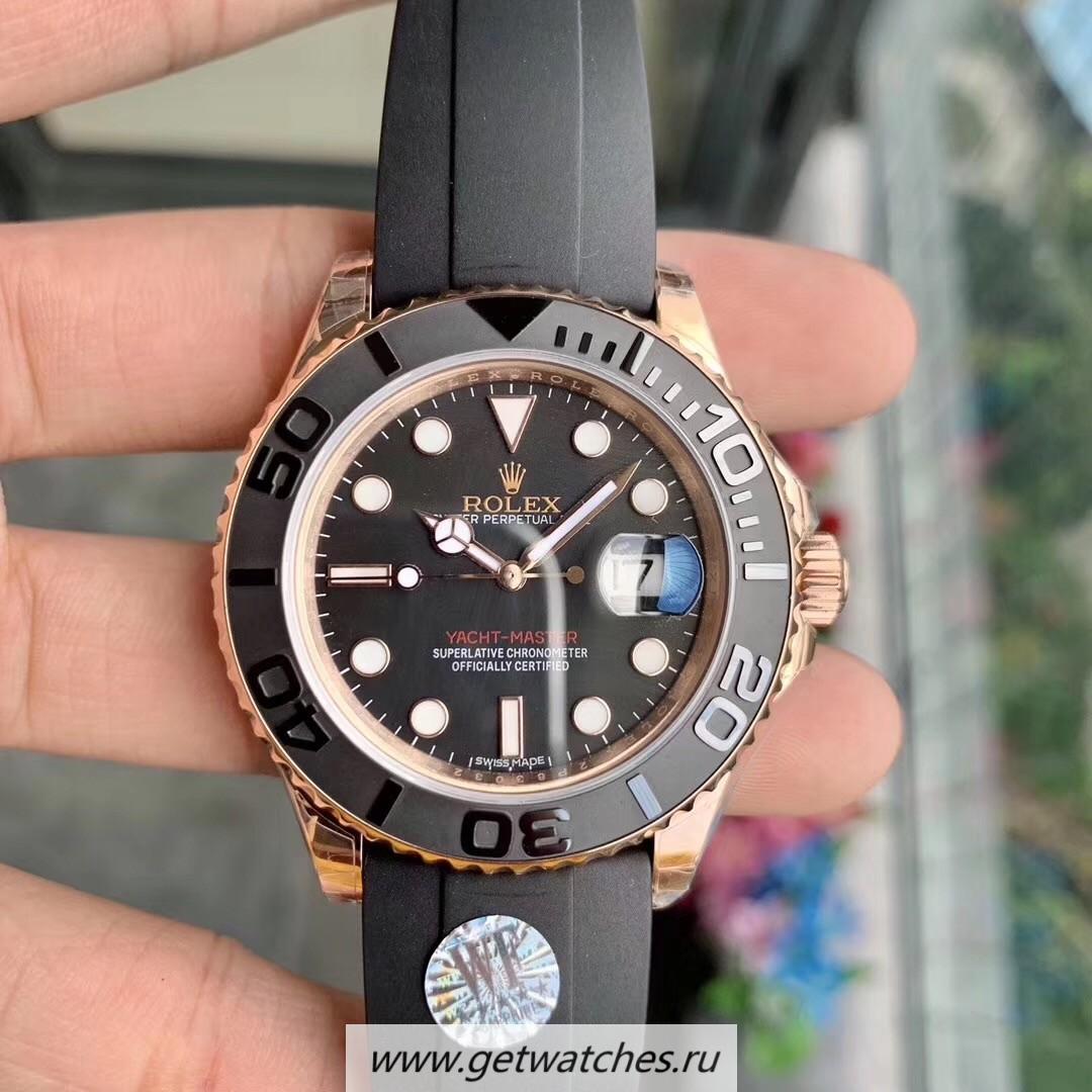 NEW Replica R01ex Yacht-Master 42 226659 WF Rose Gold Black Dial 2836